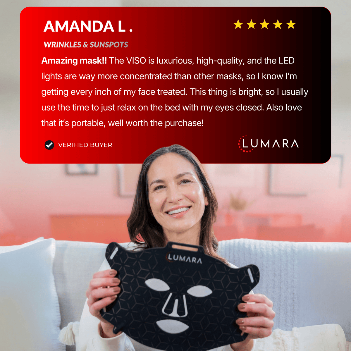 Red Light Therapy Mask | FDA 510(k) Cleared
