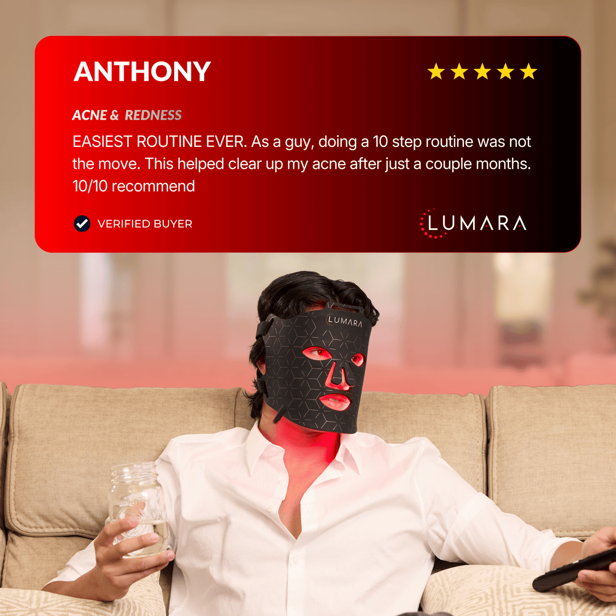 Red Light Therapy Mask | FDA 510(k) Cleared