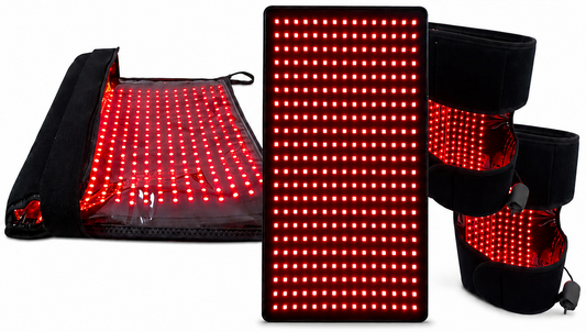 Red Light Neuropathy and Circulation Support System for Feet, Calves, Lower Back. 3,456 LEDs in System