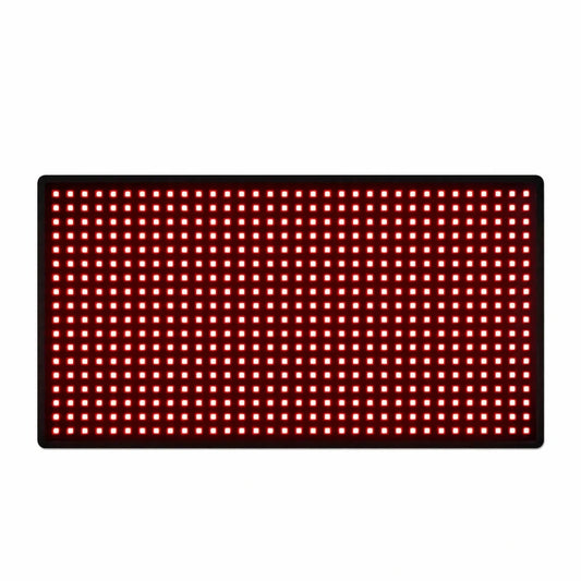 Medium Red Light Pad for Support with Pain Relief & Recovery | 16" x 11" | 1188 LEDs + 12V Car Adapter