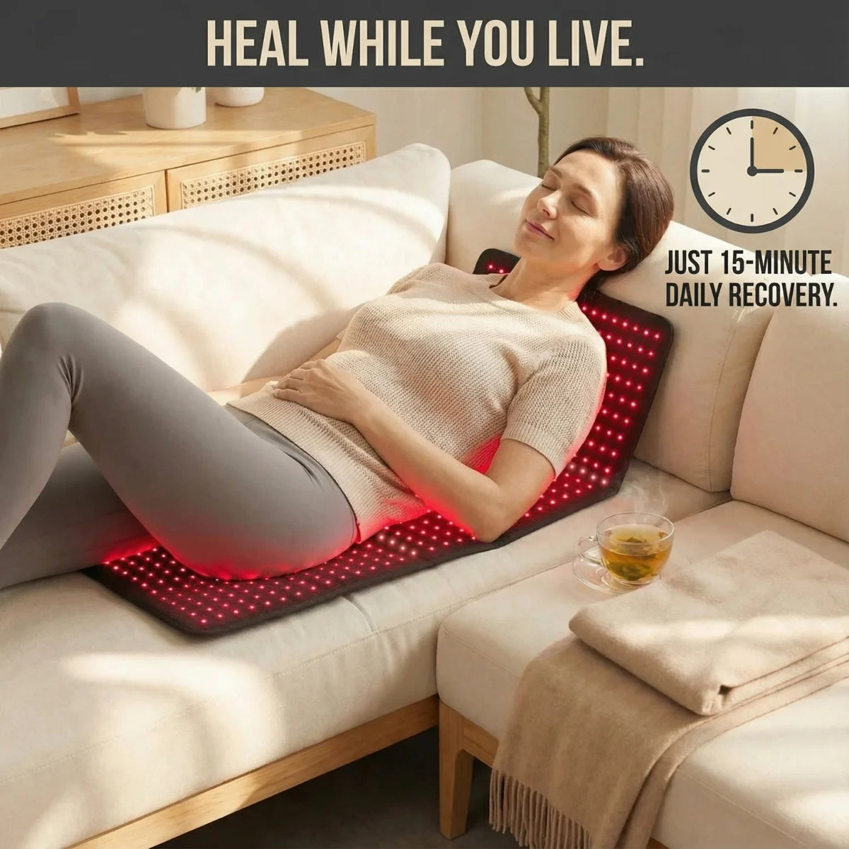 Red Light Therapy Pad for Full Body | FDA Approved