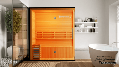3 Person Home Steam Sauna | Traditional 7™